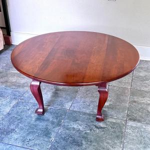 Photo of Vintage Leopold Stickley Cherry Wood Small Coffee Table