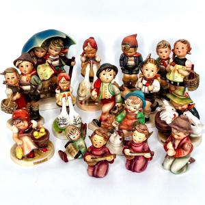 Photo of Lot of 14 Hummel Figurines and 1 Japan Figurine