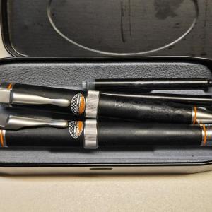 Photo of Harley Davidson Pen Set - Rollerball and Fountain Pen