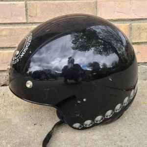Photo of Harley Davidson Helmet with Skulls