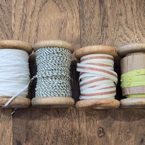 Photo of Trimmings & Baker's Twine on 4" Wood Spools
