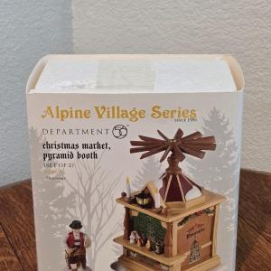 Photo of Dept. 56 Alpine Village - Christmas Market -Pyramid Booth