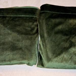 Photo of Beautiful Dark Green Velvet Curtains