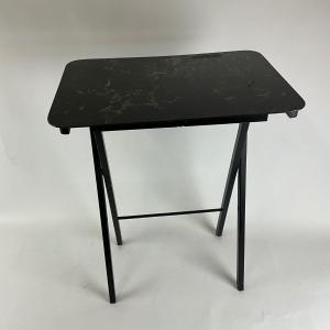 Photo of 788 One Faux Black Marble TV Folding Table