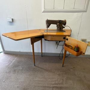 Photo of 781 Mid Century Modern Blonde Singer Sewing Station