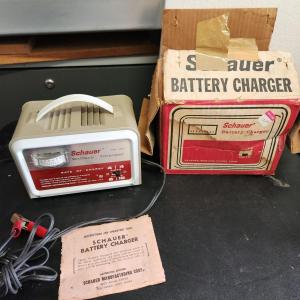 Photo of Vintage Schauer Battery Charger w box