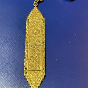 Photo of Antique Gold-Filled Pocket Watch Fob in Good Preowned Condition as Pic'd.
