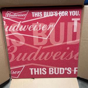 Photo of Bundle of 3 Budweiser Dart Board Wall Protectors ~ New In Box
