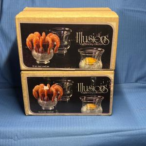 Photo of 2 boxes of Vintage Shrimp Cocktail Sets