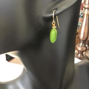 Photo of Lime green fashion earrings