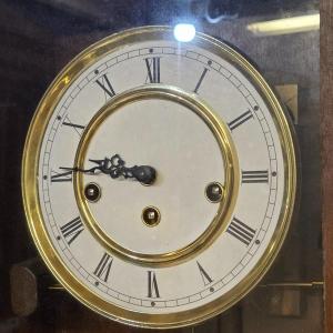 Photo of Antique Wall Clock with Westminster Chime- Chimes Quarter Hourly