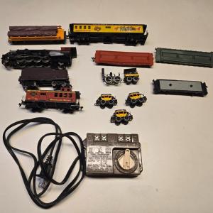 Photo of Vintage Train Set with 2 different Car Sets