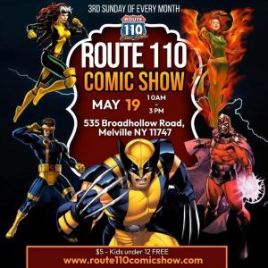 Photo of COMIC BOOK TOYS CARDS SALE ROUTE 110
