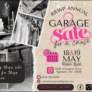 Photo of Garage Sale for a Cause - Real Rats Wear Pink (Funds Raised for Relay for Life)