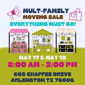 Photo of MULT-FAMILY MOVING SALE BEGINS TODAY, JUNE 17 & 18 — EVERTHING MUST GO!