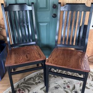 Photo of Set of 4 Wood Chairs