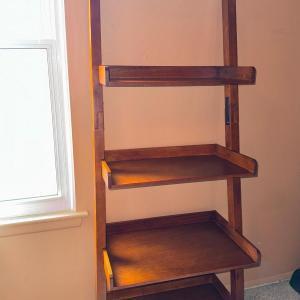 Photo of Tiered Wood Shelves Unit (second floor)