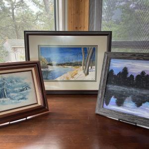 Photo of Framed Paintings Lot