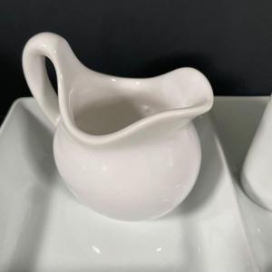 Photo of LOT 140D: Large Collection Of White China - Gravy Boat, Serving Trays & More