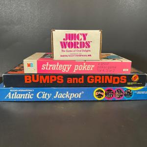 Photo of LOT 148B: Adult Board Game Collection - Bumps & Grinds, Atlantic City Jackpot, J