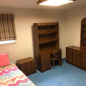 Photo of LOT 207U: Vintage Art Deco Style Furniture Set w/ Twin Bed