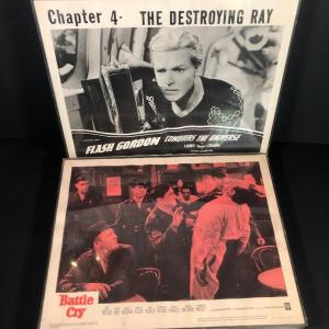 Photo of LOT 201D: Vintage Boxed Flash Gordon & Battle Cry Poster Prints