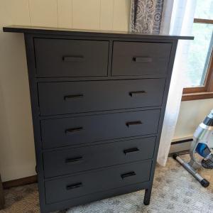 Photo of Two Over Four Black Dresser