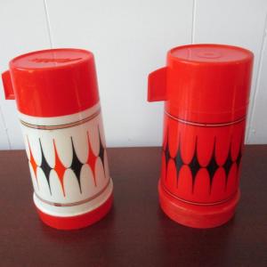 Photo of Pair of Vintage Aladdin Thermoses