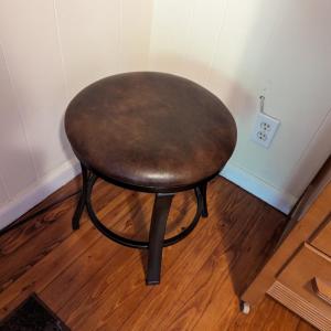 Photo of Leather Seat Stool