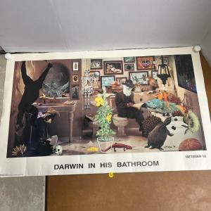 Photo of Darwin In His Bathroom