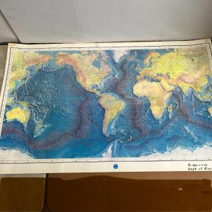 Photo of World Ocean Floor Map