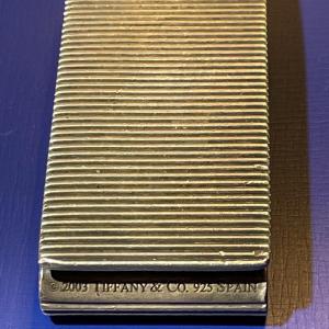 Photo of Tiffany & Co. 2003 Spain .925 Sterling Silver Very Heavy Money Clip in Good Preo