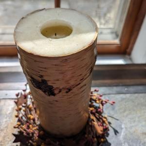Photo of Log Design Candle
