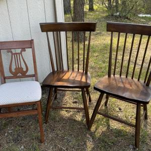 Photo of Wood Chair Lot