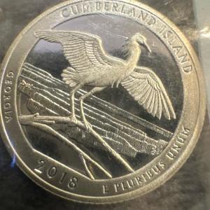 Photo of 2018 Cumberland Island GA America the Beautiful 5 Ounce .999 Fine Silver Quarter