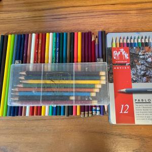 Photo of Mixed Lot Vintage High Quality Artists Colored Pencils - Pablo, Dixon, Eberhard 