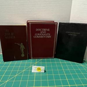 Photo of The Book Of Mormon, Doctrine And Covenants Commentary & New Testament Large Type