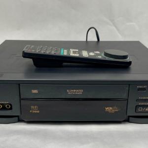 Photo of Hitachi VHS VCR and Remote