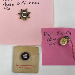 Photo of Lot of 3 City or County Service Pins
