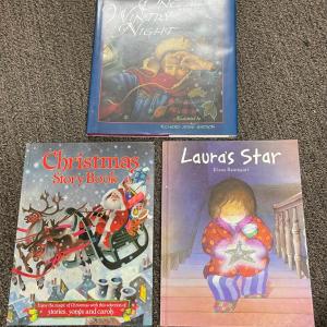 Photo of 3 Hardback - Christmas Story Book, Laura's Star,