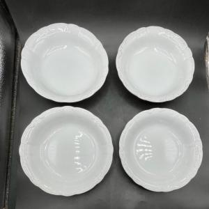 Photo of 4 nice vintage white bowls - Classic Baroque Porcelain China Japan