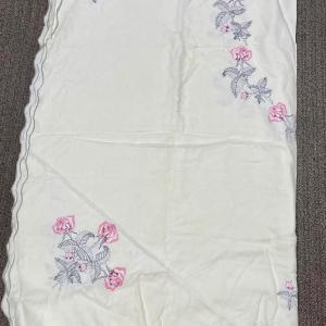 Photo of Rectangular Embroidered Tablecloth (Smaller of 2 tablecloths)
