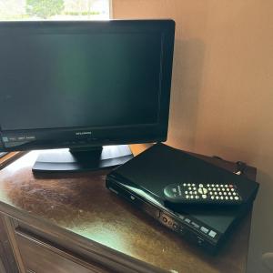 Photo of Sylvania TV and Magnavox DVD Player
