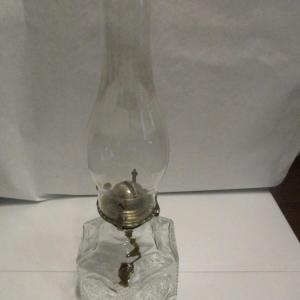Photo of Clear Glass Oil Lamp