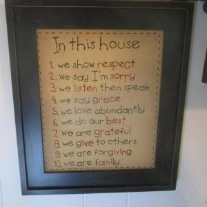 Photo of In This House Wall Decor