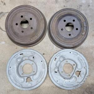 Photo of Brake Drums and Backing Plates