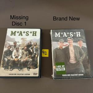 Photo of Mash Season One Collector's Edition (Missing Disc 1) & Mash Season Nine (3 Disc 