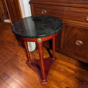 Photo of Round Marble Side Table