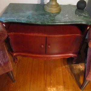 Photo of Marble Top Cabinet