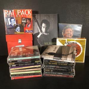 Photo of LOT 38L: Collection of CDs: Neil Diamond, Rod Steward, Frank Sinatra & More